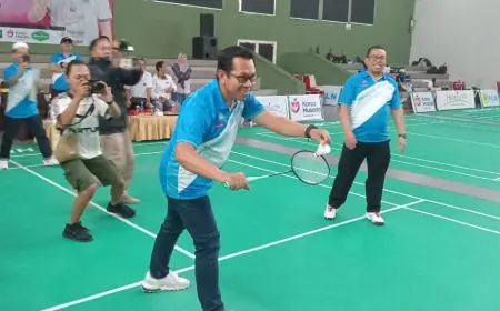 GOR Ganesha Jadi Magnet Baru Pembinaan Atlet, Batu Open 2025 Dongkrak Atmosfer Bulutangkis Daerah