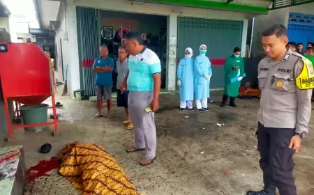 Tragis, Tukang Tambal Ban di Blitar Tewas Akibat Tabung Kompresor Meledak