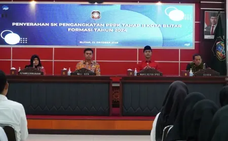 Wali Kota Blitar Tekankan Efisiensi dan Fleksibilitas ASN PPPK, Harus Bisa Bekerja di Bidang Apapun