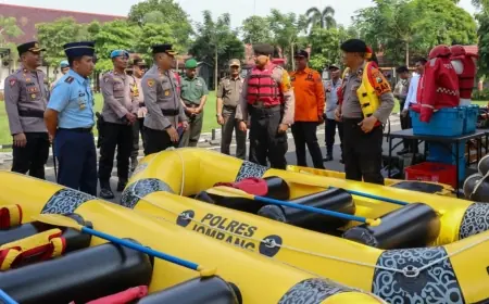 Polres Jombang Siap Siaga Hadapi Potensi Bencana di Musim Penghujan