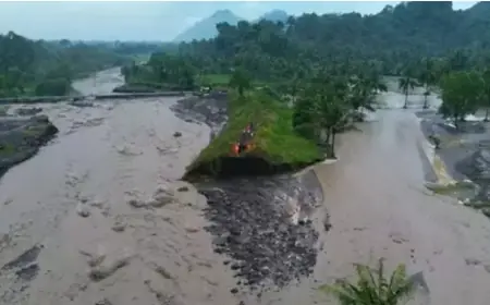BNPB: 1.211 KK Terisolir Akibat Banjir Lahar Dingin Semeru, Warga Diimbau Tetap Waspada