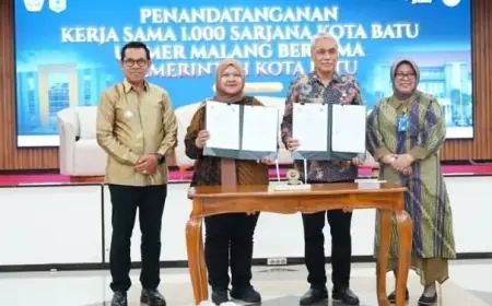 Pemkot Batu Kembali Perluas Program 1000 Sarjana, Kini Gandeng Unmer Malang