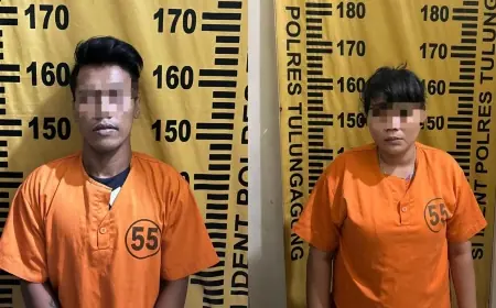 Kompak Curi Motor, Pasangan Kekasih di Tulungagung Masuk Bui