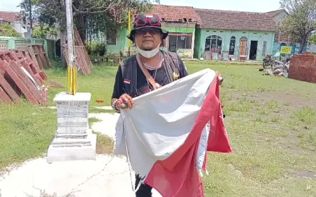Bendera Pusaka Lusuh di SDN 2 Gebangkerep Nganjuk Picu Keprihatinan