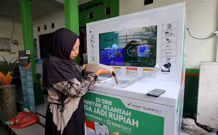 Sulap Minyak Jelantah Jadi Uang, UCOllect Box di Gresik Disambut Antusias Warga