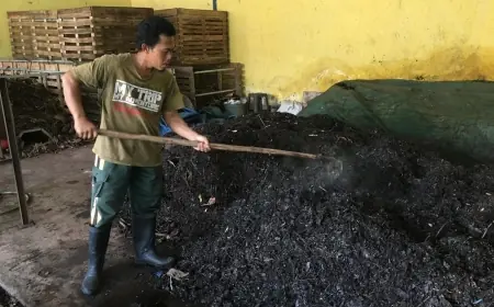 Warga Gresik Sulap Sampah Organik Jadi Duit, Penjualan Capai 1,3 Juta Per Bulan