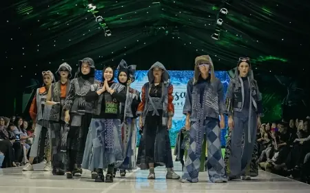 Gledy Weby Debut Bareng Memossa Sustainable Fashion di MFW 2025, Tampil Memukau Bawa Pesan Selamatkan "Planet"!