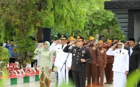Upacara Hari Pahlawan di Bojonegoro, Momen Menyulut Semangat Meneruskan Perjuangan