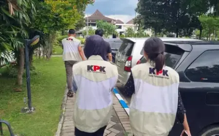 KPK Amankan Sejumlah Dokumen Saat Geledah Kantor Bupati Ponorogo