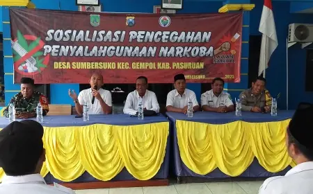 Tekan Peredaran Gelap Narkoba, Polres Pasuruan Gencarkan Sosialisasi ke Kalangan Remaja