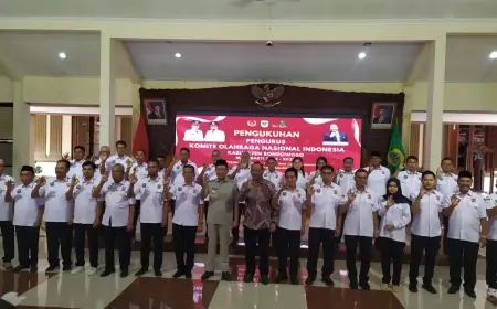 Pengurus KONI Bondowoso Periode 2025-2029 Dikukuhkan, Ini Daftarnya