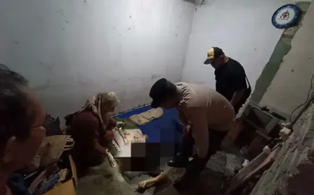 Warga Plosoarang Blitar Digegerkan Temuan Mayat Lansia di Kamar Tidur