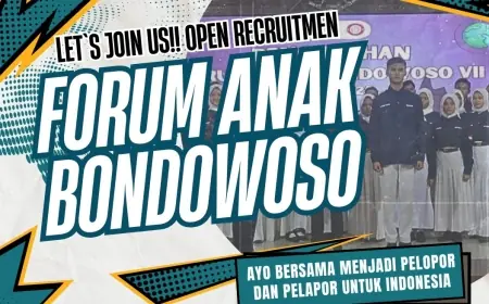Dinsos P3AKB Bondowoso Buka Rekrutmen Forum Anak dan Fasilitator, Dorong Keterlibatan Generasi Muda