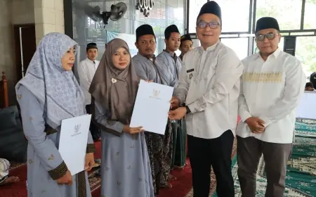 Salurkan Insentif Kehormatan, Penghafal Al-Qur’an di Gresik dapat Rp500 Ribu Per Orang
