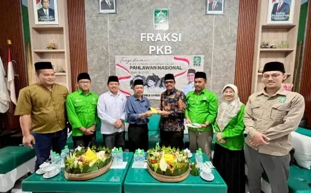Fraksi PKB Nganjuk Gelar Tasyakuran Penganugerahan Pahlawan Nasional