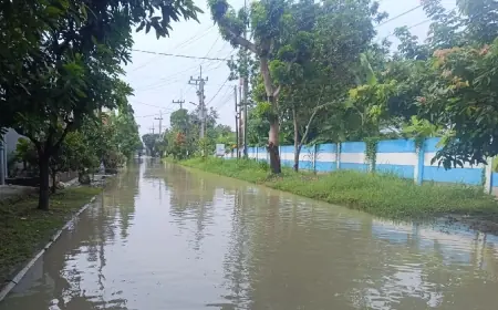Banjir Susulan Rendam Dua Desa di Menganti Gresik, 100 Lebih Rumah Terdampak