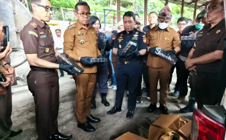 Kejari Batu Tegaskan Transparansi Penegakan Hukum Lewat Pemusnahan Barang Bukti 31 Perkara