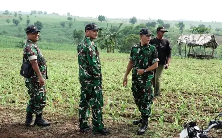Dandim 0814/Jombang Tinjau Lokasi Rencana Pembangunan Yon TP di Mojoagung