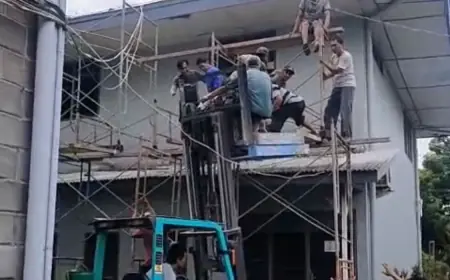 Pekerja Proyek Tewas Tersengat Listrik di Pabrik Mojokerto