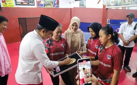 Dorong Lahirnya Atlet Desa Berprestasi Nasional, Bupati Jember Resmikan Stadion Tenis Meja