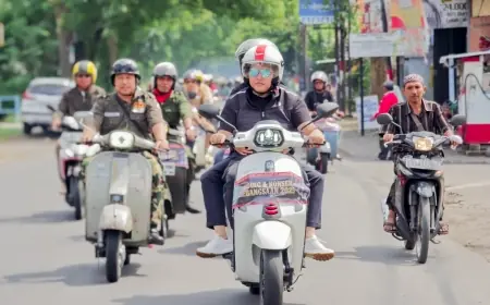 Semarak Vespa, Kata Mas Rusdi Bisa Mempererat Jiwa Nasionalisme Generasi Muda