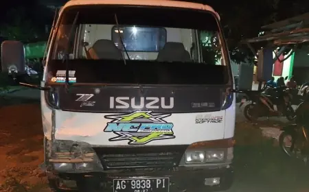 Kecelakaan Maut di Jombang, Pick Up Tabrak Dua Motor, Seorang Pelajar Tewas