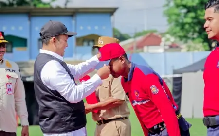 Perkuat Penanggulangan Bencana, Bupati Pasuruan Kukuhkan 170 Relawan Pemadam Kebakaran