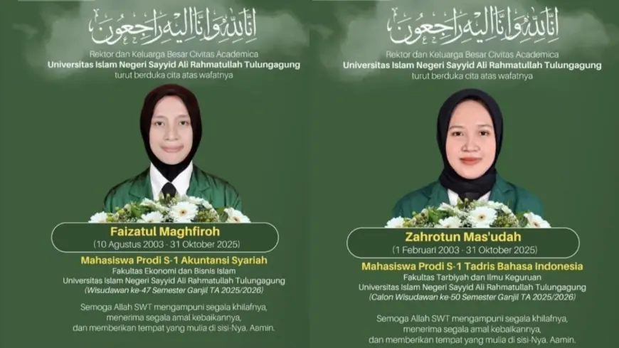 Dua Korban Tewas Tertabrak Bus di Tulungagung Ternyata Alumni dan Calon Wisudawan UIN SATU