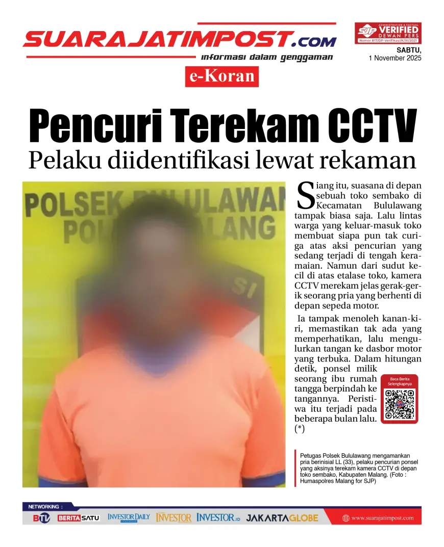 eKoran, Edisi Sabtu, 1 November 2025
