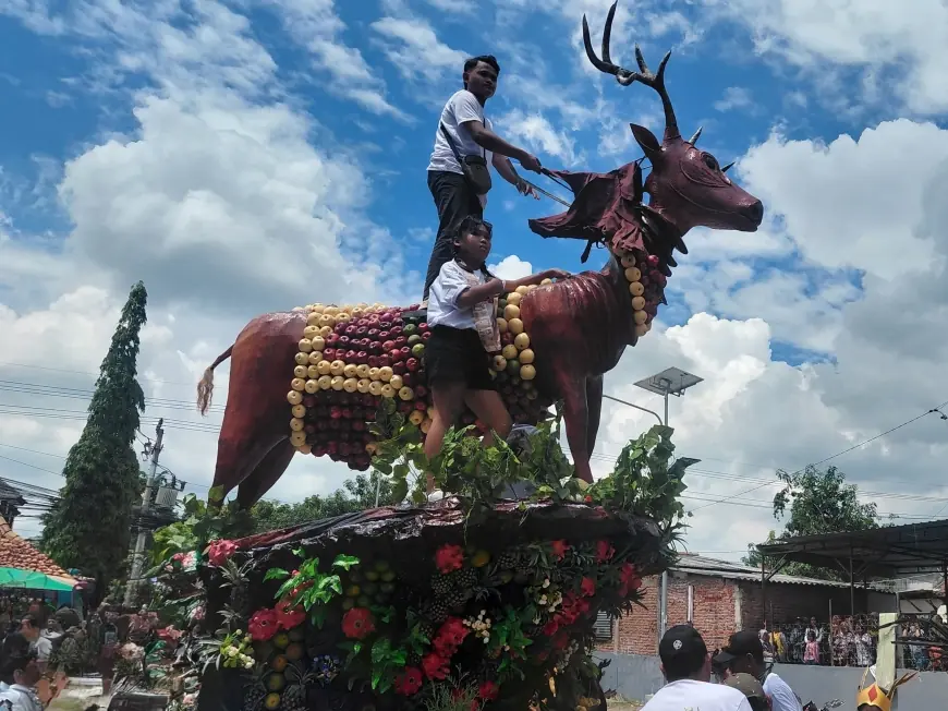 Lestarikan Tradisi Turun-Temurun, Warga Sambikerep Surabaya Kembali Gelar Sedekah Bumi