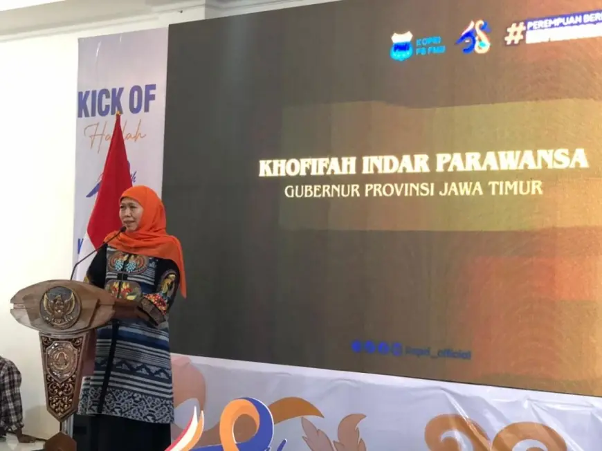 Kunjungi Mojokerto, Khofifah Kritik Keras Eksklusivitas Politik Alumni, Ajak PMII Kembali Independen