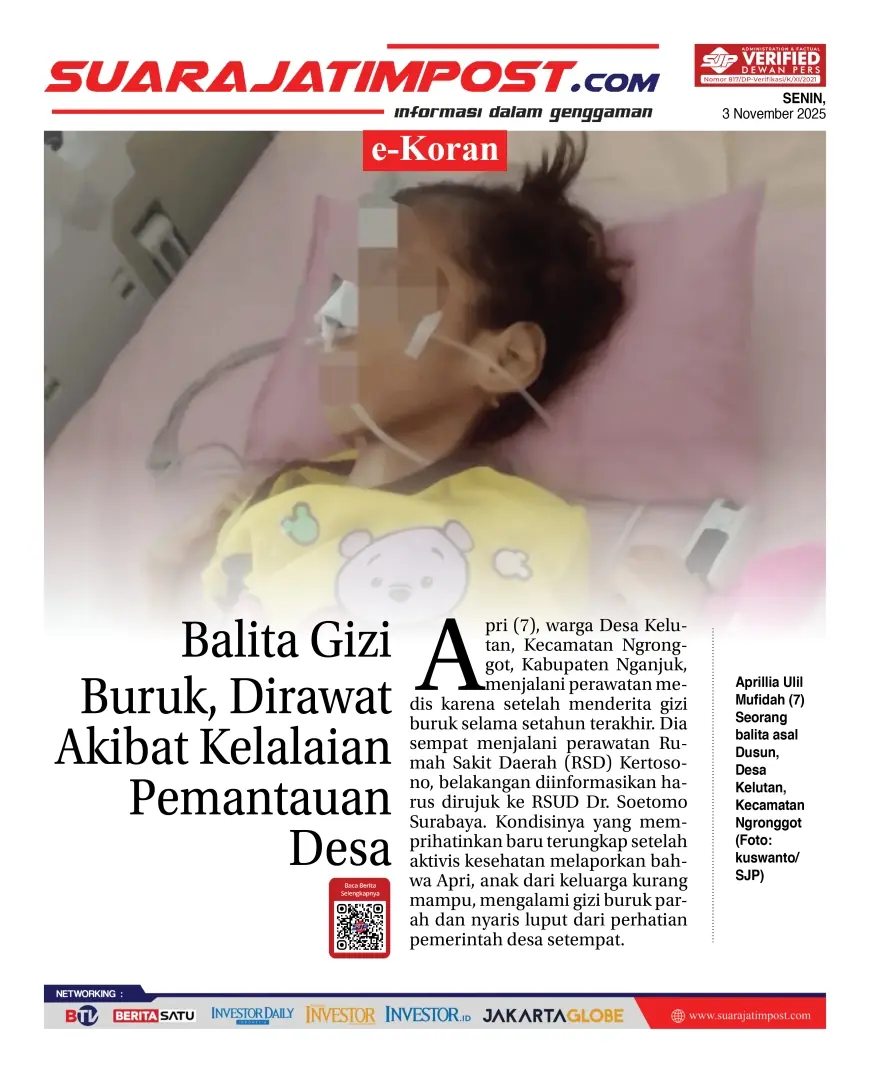 eKoran, Edisi Senin, 3 November 2025