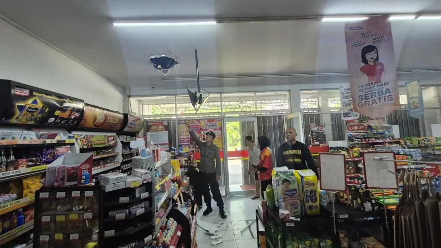Alfamart di Ponggok Blitar Dibobol Maling, Belasan Slop Rokok Berbagai Merek dan Kosmetik Amblas