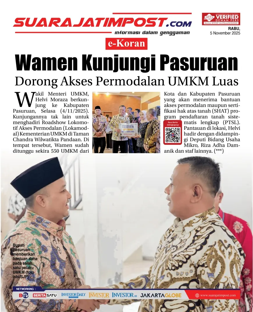 eKoran, Edisi Rabu, 5 November 2025