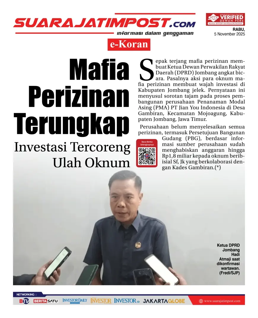 eKoran, Edisi Rabu, 5 November 2025