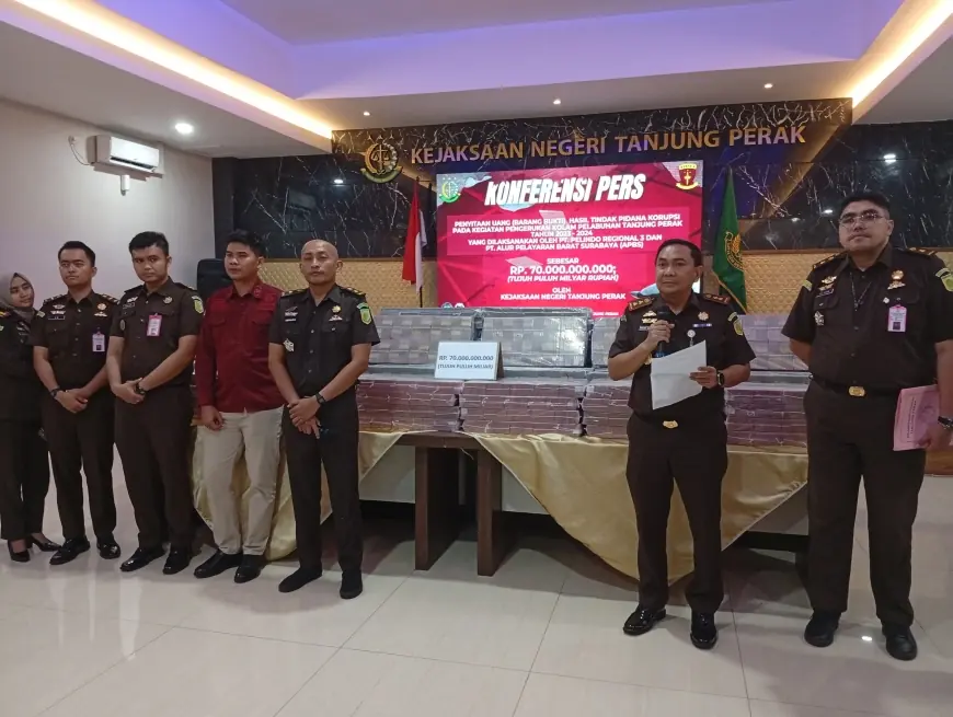 Belum Ada Tersangka, Kejari Tanjung Perak Sita Rp70 Miliar dalam Kasus Dugaan Korupsi Pelindo 3