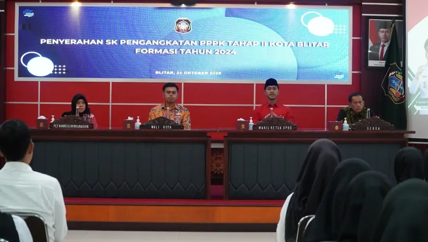Wali Kota Blitar Tekankan Efisiensi dan Fleksibilitas ASN PPPK, Harus Bisa Bekerja di Bidang Apapun