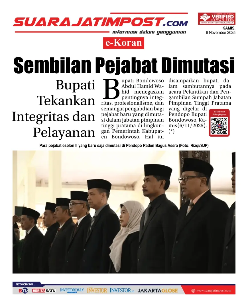 eKoran, Edisi Kamis, 6 November 2025