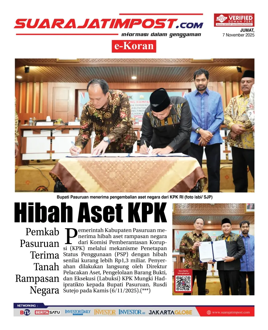 eKoran, Edisi Jumat, 7 November 2025