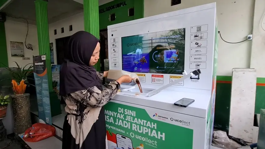 Sulap Minyak Jelantah Jadi Uang, UCOllect Box di Gresik Disambut Antusias Warga