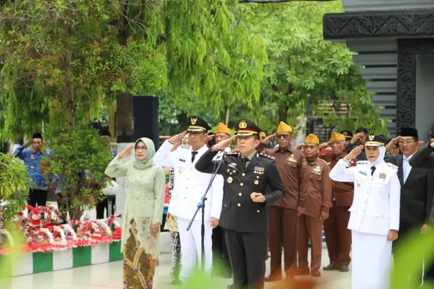 Upacara Hari Pahlawan di Bojonegoro, Momen Menyulut Semangat Meneruskan Perjuangan