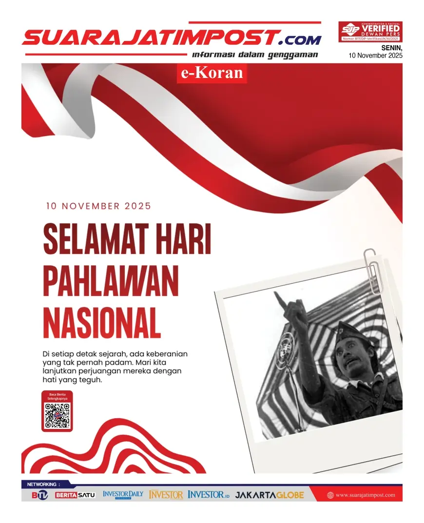 eKoran, Edisi Senin, 10 November 2025