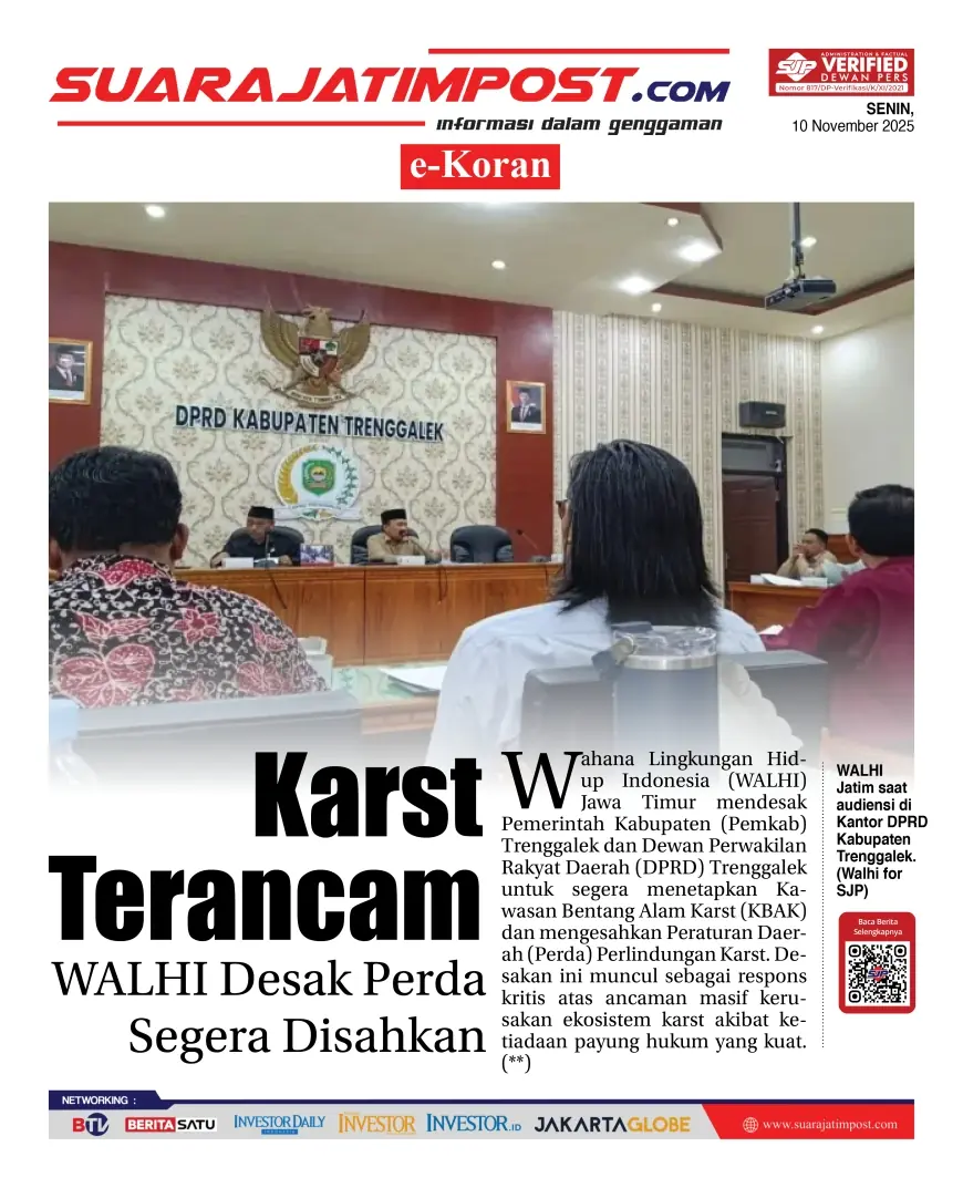 eKoran, Edisi Senin, 10 November 2025