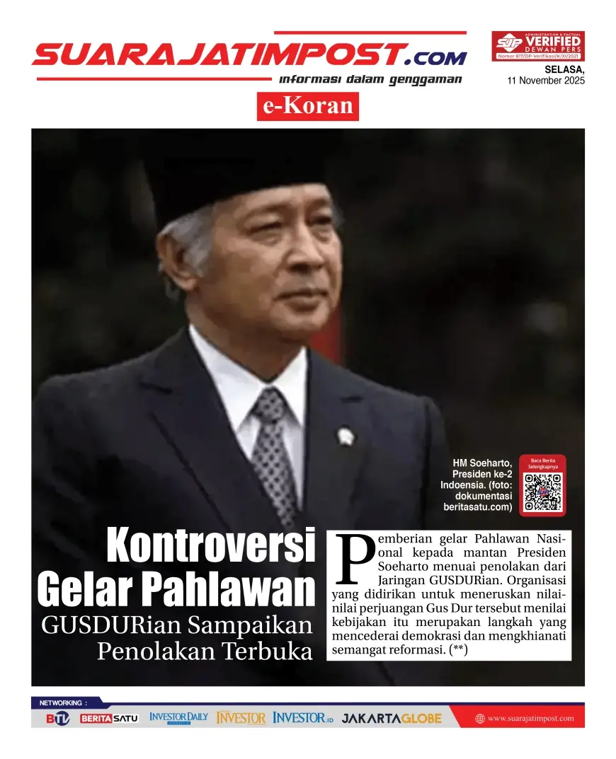 eKoran, Edisi Selasa, 11 November 2025