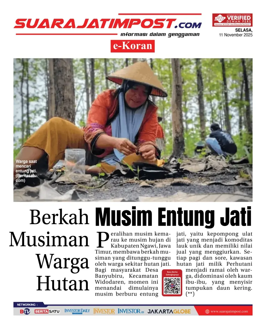 eKoran, Edisi Selasa, 11 November 2025
