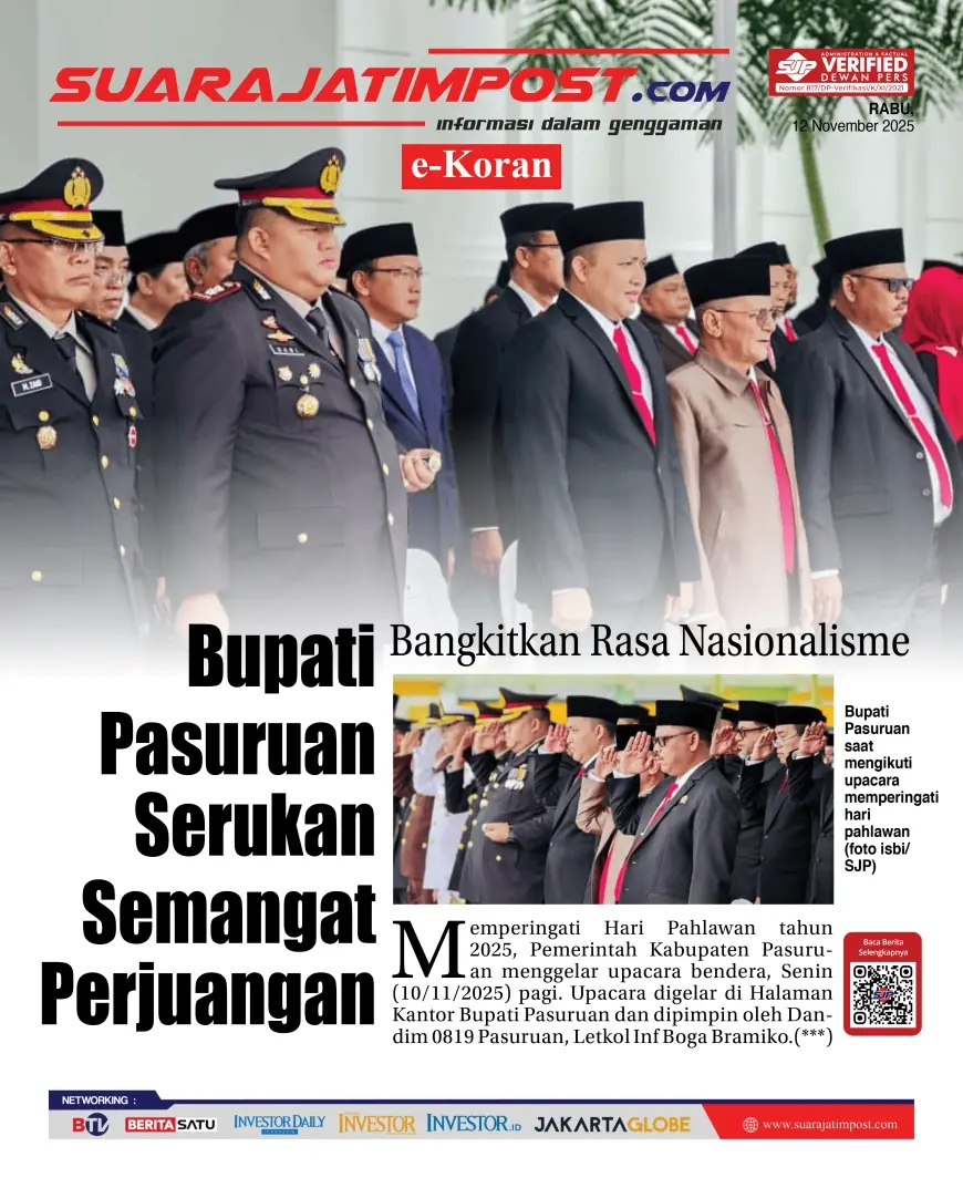 eKoran, Edisi Rabu, 12 November 2025