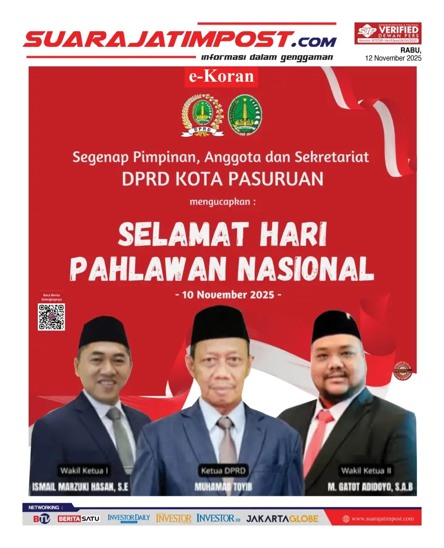 eKoran, Edisi Rabu, 12 November 2025
