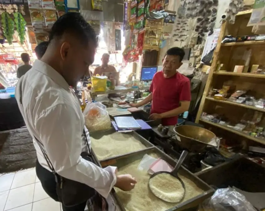 Pengawasan Harga Beras di Mojokerto, Polisi Ancam Tindak Tegas Penjual Tanpa Izin Edar