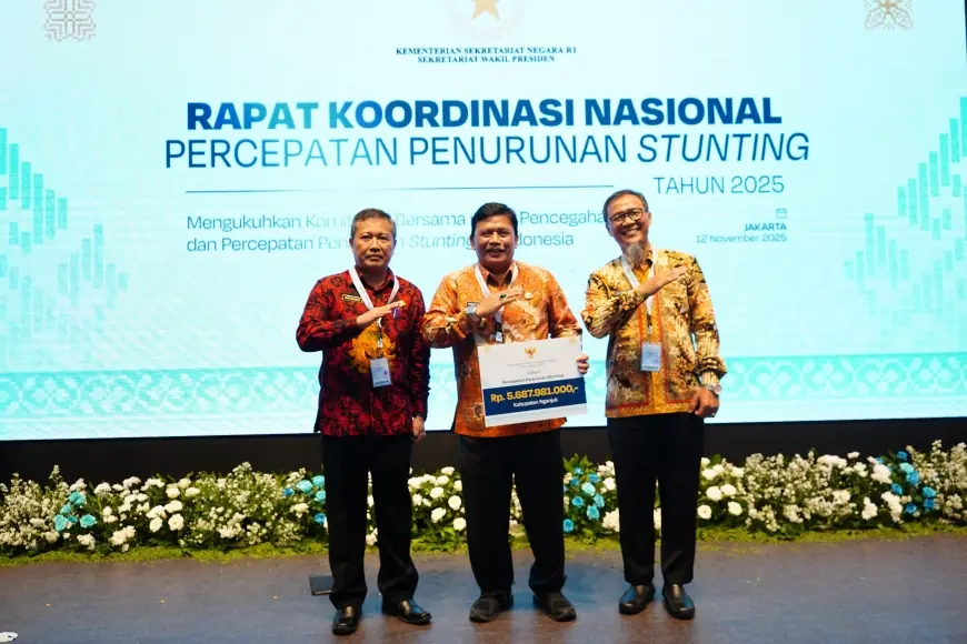 Pemkab Nganjuk Raih Insentif Fiskal Rp5,6 Miliar atas Keberhasilan Tekan Stunting