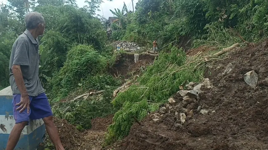 Dua Akses Jalan Antardesa di Tulungagung Longsor, Satu Jalur Putus Total